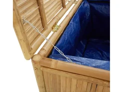 Caixa de arrumação para jardim 110x52x55 cm bambu