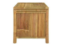 Caixa de arrumação para jardim 60x52x55 cm bambu