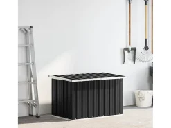Caixa de arrumação para jardim 109x67x65 cm antracite