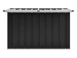 Caixa de arrumação para jardim 109x67x65 cm antracite