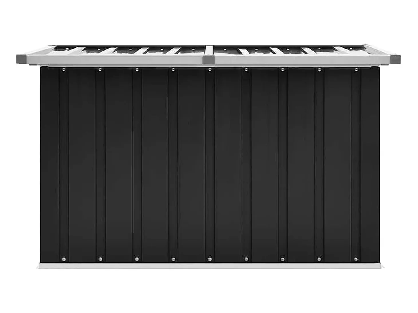 Caixa de arrumação para jardim 109x67x65 cm antracite