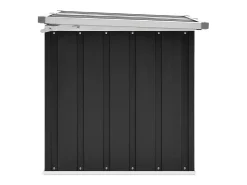 Caixa de arrumação para jardim 109x67x65 cm antracite