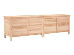 Caixa de arrumação para jardim 198,5x50x56,5 cm abeto maciço