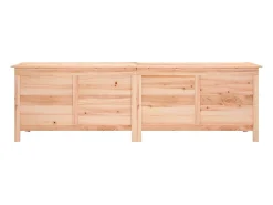 Caixa de arrumação para jardim 198,5x50x56,5 cm abeto maciço