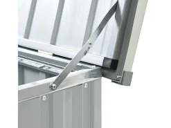 Caixa de arrumação para jardim 171x99x93 cm cinzento