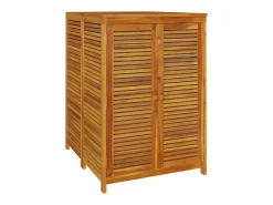 Caixa de arrumação para jardim 70x87x104 cm acácia maciça