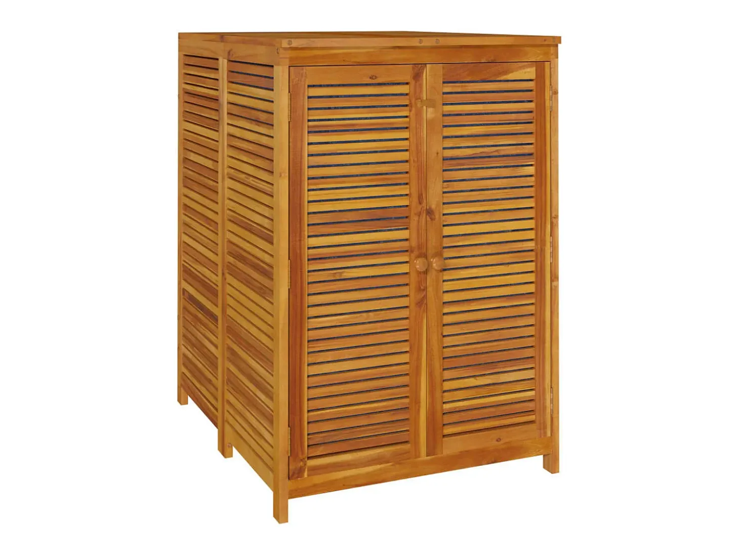 Caixa de arrumação para jardim 70x87x104 cm acácia maciça