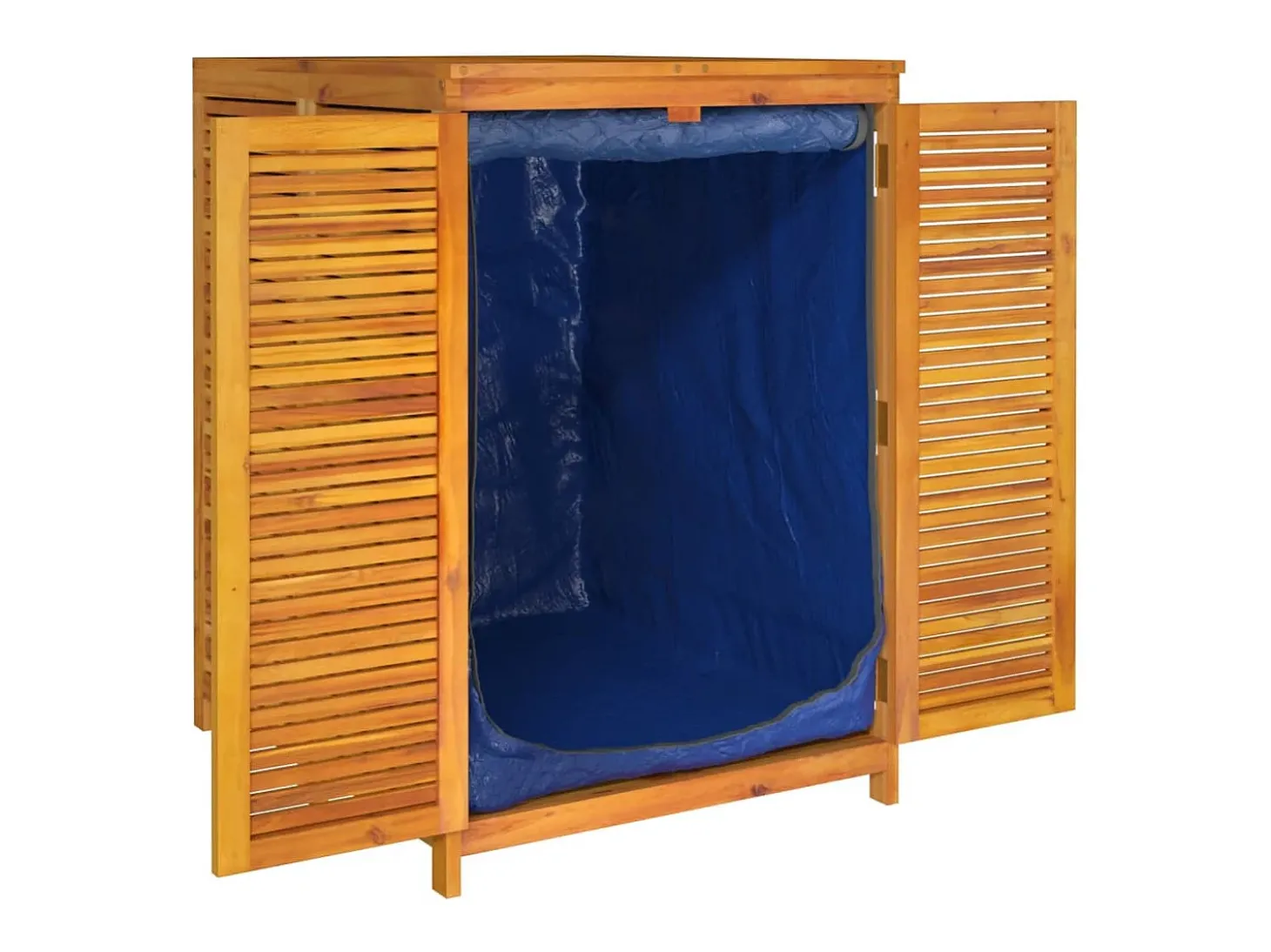Caixa de arrumação para jardim 70x87x104 cm acácia maciça
