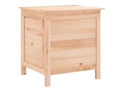 Caixa de arrumação para jardim 50x49x56,5 cm abeto maciço