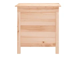 Caixa de arrumação para jardim 50x49x56,5 cm abeto maciço