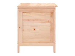 Caixa de arrumação para jardim 50x49x56,5 cm abeto maciço