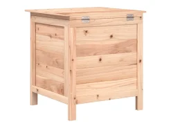Caixa de arrumação para jardim 50x49x56,5 cm abeto maciço