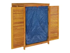Caixa de arrumação para jardim 210x87x104 cm acácia maciça