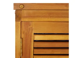 Caixa de arrumação para jardim 140x87x104 cm acácia maciça