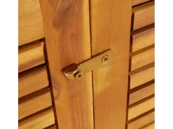 Caixa de arrumação para jardim 140x87x104 cm acácia maciça