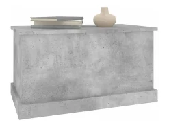 Caixa de arrumação 70x40x38 cm derivados madeira cinza cimento