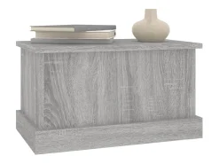 Caixa de arrumação 50x30x28 cm derivados madeira cinza sonoma