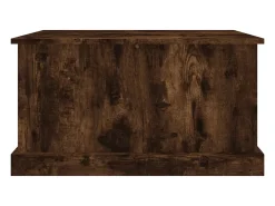 Caixa de arrumação 70x40x38 cm deriv. madeira carvalho fumado