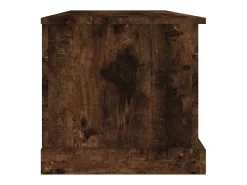 Caixa de arrumação 70x40x38 cm deriv. madeira carvalho fumado