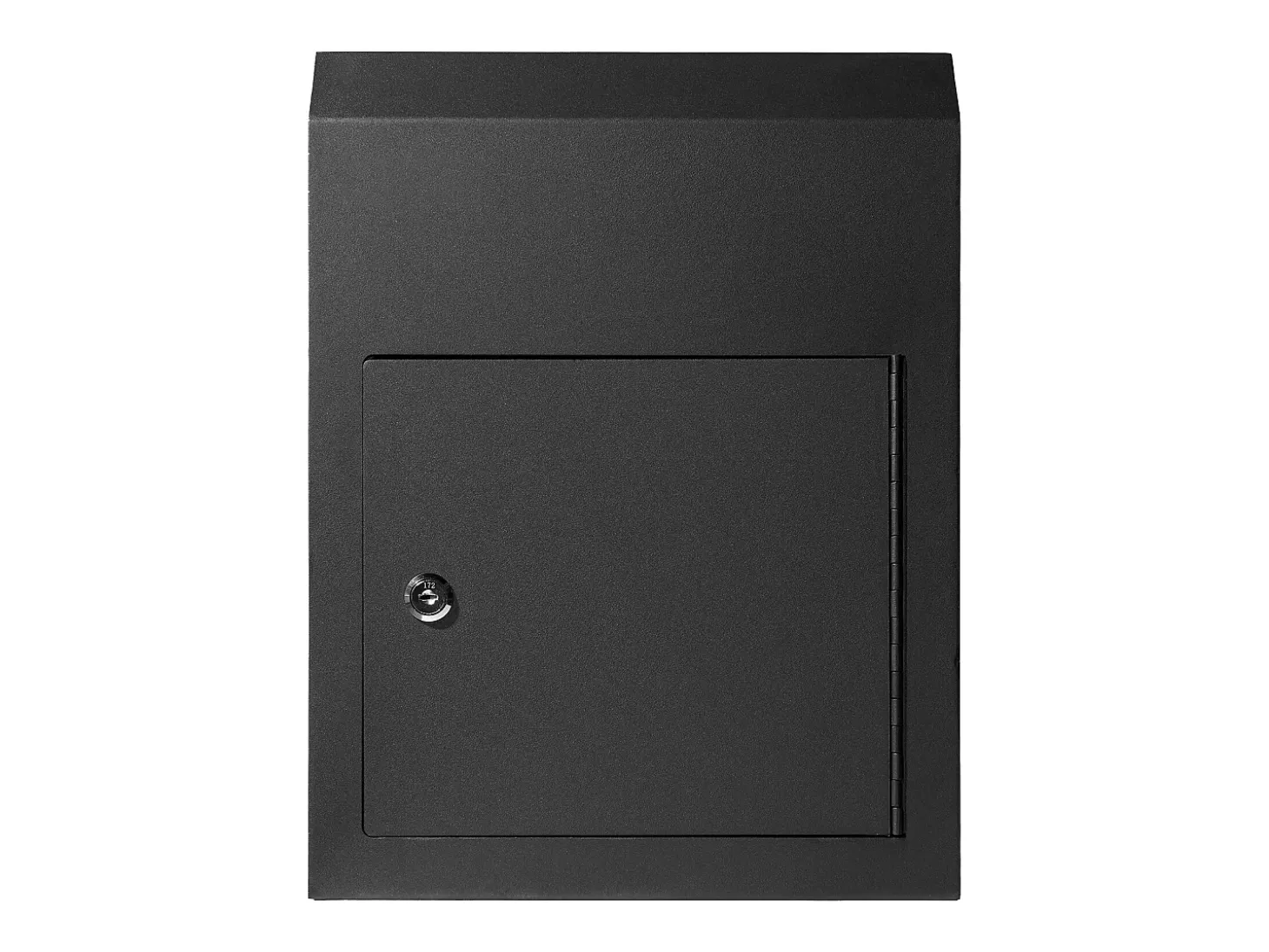 Caixa de Correio com Chave SucceBuy Through the Door 30,5 x 15,2 x 40,6 cm, Caixa de Correio com Fechadura, Preta