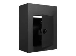 Caixa de Correio de Parede SucceBuy – Aço Robusto, 33x18x43 cm, Fechadura de Combinacao, Preto – Armazenamento Seguro de Correio