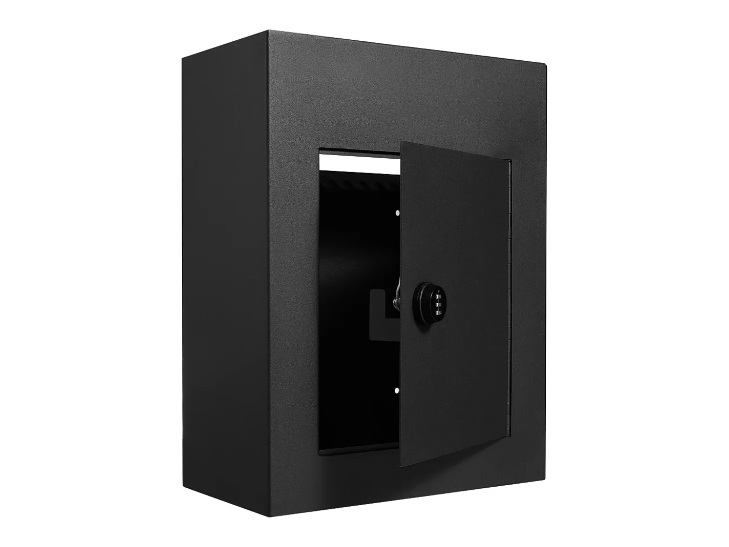 Caixa de Correio de Parede SucceBuy – Aço Robusto, 33x18x43 cm, Fechadura de Combinacao, Preto – Armazenamento Seguro de Correio