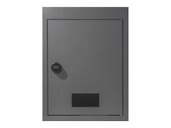 Caixa de Correio Embutida SucceBuy 320x158x430mm, Cinza Escuro – Estilo Embutido Elegante e Funcional
