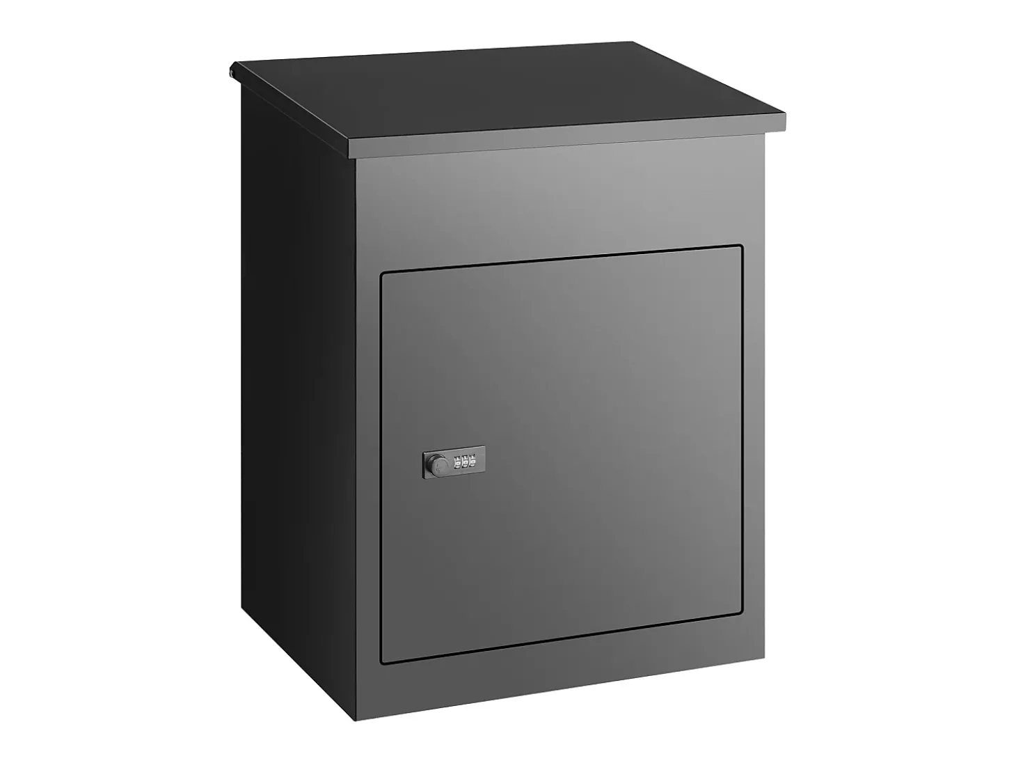 Caixa de Encomendas, SucceBuy Caixas de Correio Exteriores 44x35x58,3 CM, Aço Galvanizado, Fechadura Codificada