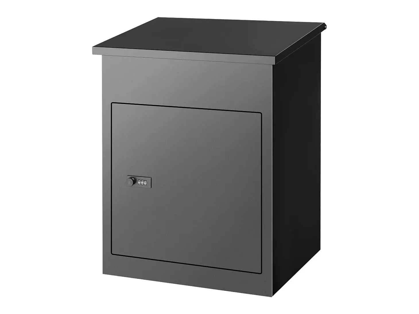 Caixa de Encomendas, SucceBuy Caixas de Correio Exteriores 44x35x58,3 CM, Aço Galvanizado, Fechadura Codificada