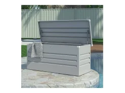 Caixa de jardim em metal "Store" 680L - prata