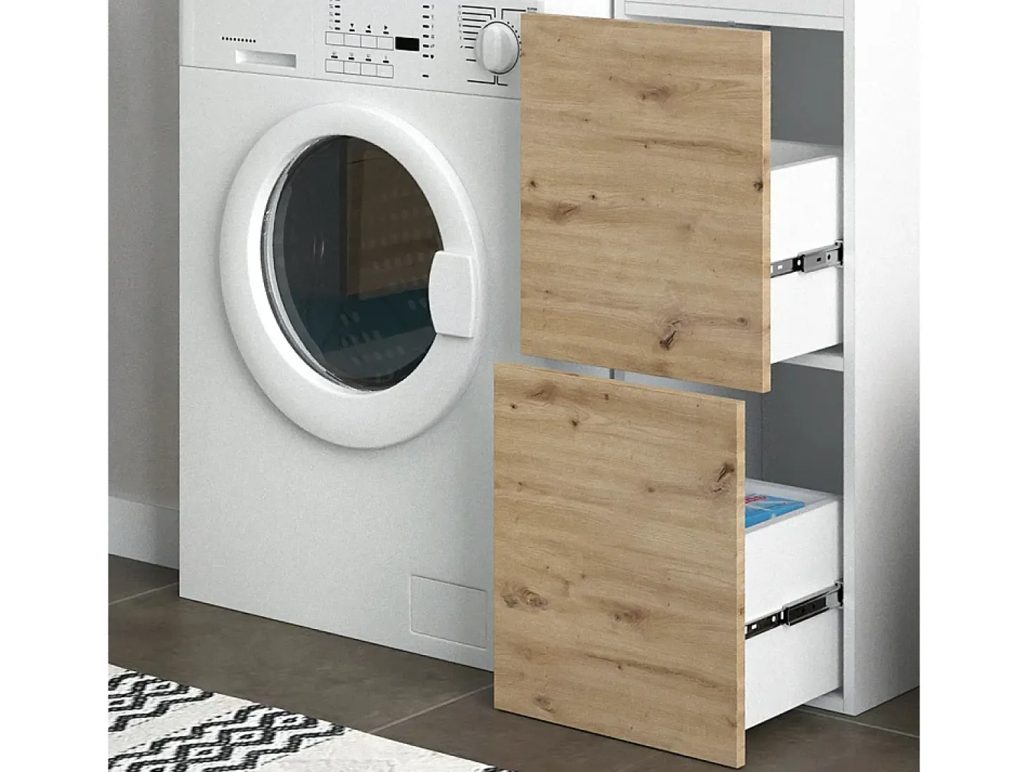 Caixa de tejadilho branco 99x33.8x98 alf