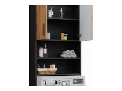 Caixa de tejadilho carvalho goldkraft/antracite 64x26x190.5 irma