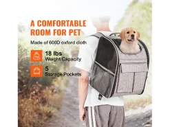 Caixa de Transporte para Gatos com Rodas SucceBuy, Caixa de Transporte para Animais de Estimação com Rodas, 8 KG, Cinzento