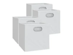 Caixa dobrável branco 30x30x30