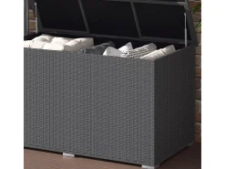 Caixa para almofadas antracite 146x83x80