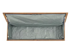 Caixa para jardim 150x50x55 cm madeira de teca maciça