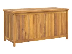Caixa para jardim 114x50x58 cm madeira de teca maciça