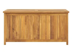 Caixa para jardim 114x50x58 cm madeira de teca maciça