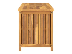 Caixa para jardim 114x50x58 cm madeira de teca maciça