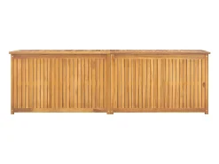 Caixa para jardim 175x50x55 cm madeira de teca maciça