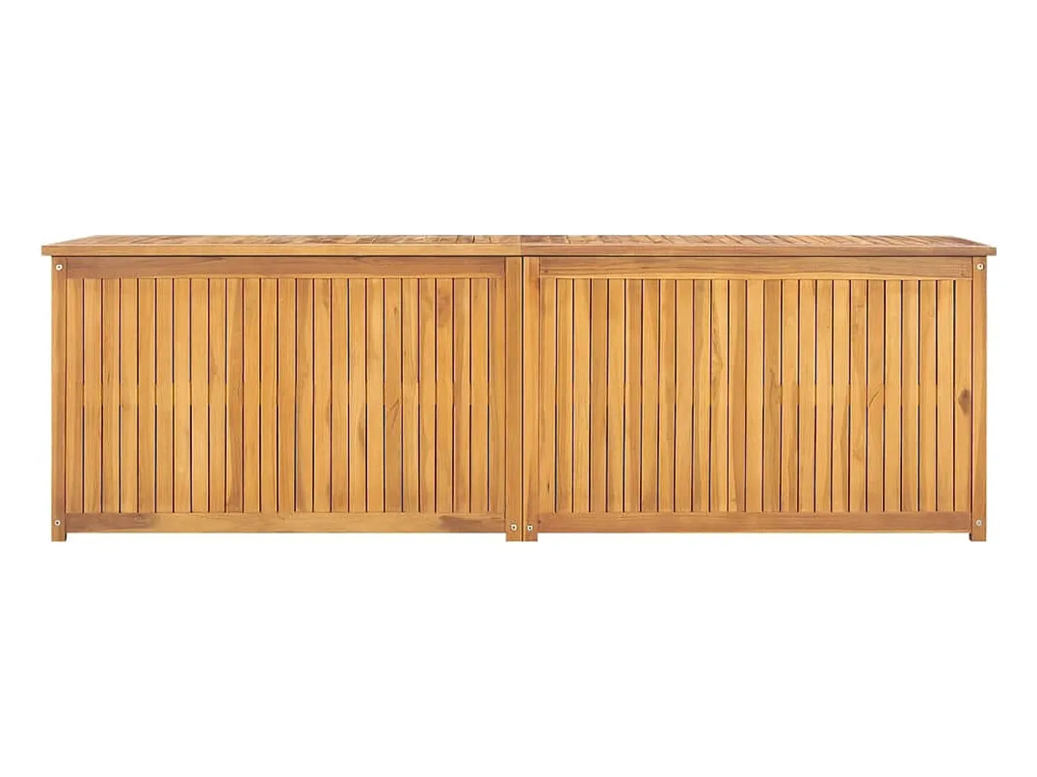 Caixa para jardim 175x50x55 cm madeira de teca maciça