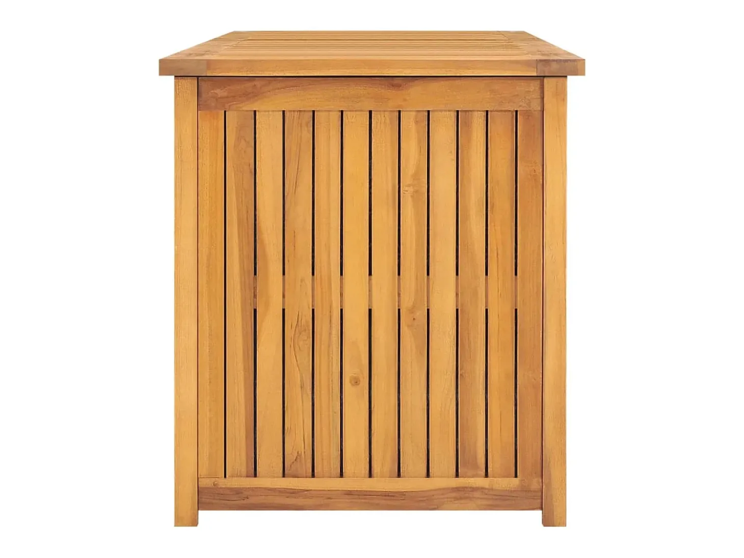 Caixa para jardim 175x50x55 cm madeira de teca maciça