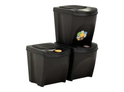 Caixas empilháveis 3 peças antracite 75 L 02_0006079