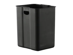 Caixote de reciclagem pedal em inox, 3 compartimentos, 60L - DUMEO