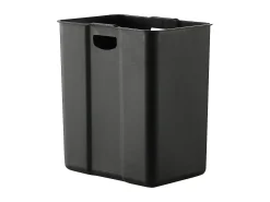 Caixote de reciclagem pedal em inox, 3 compartimentos, 60L - DUMEO