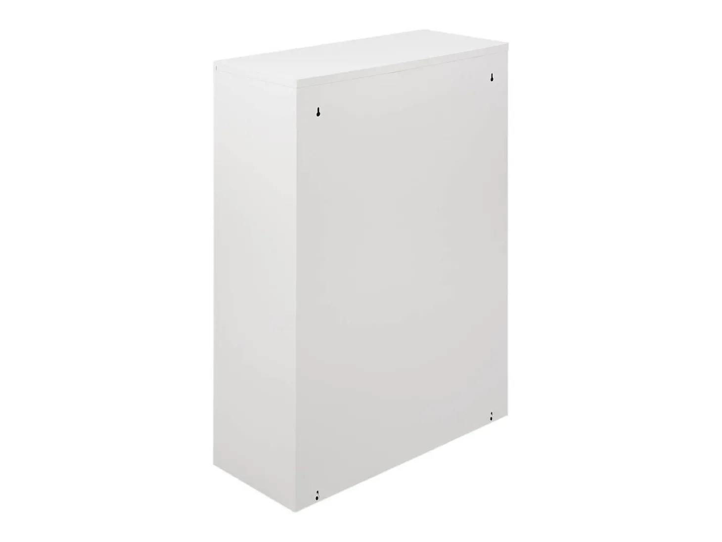 Caixote do lixo 0, Caixote do lixo que economiza espaço, Caixote do lixo para reciclagem com 4 baldes, 60x25h92 cm, Branco