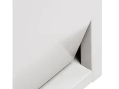 Caixote do lixo AnuKhatun, Caixote do lixo, Caixote do lixo, Armário para lixo, 60x25 h93 cm, Branco