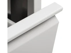 Caixote do lixo AnuKhatun, Caixote do lixo, Caixote do lixo, Armário para lixo, 60x25 h93 cm, Branco