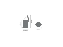 Caixote do Lixo com Pedal Brabantia Newicon 20L Branco Design Intemporal Anti-Odores Higiénico