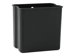 Caixote do lixo de triagem anti-marcas 60L em inox, 2 compartimentos, ZAMILO